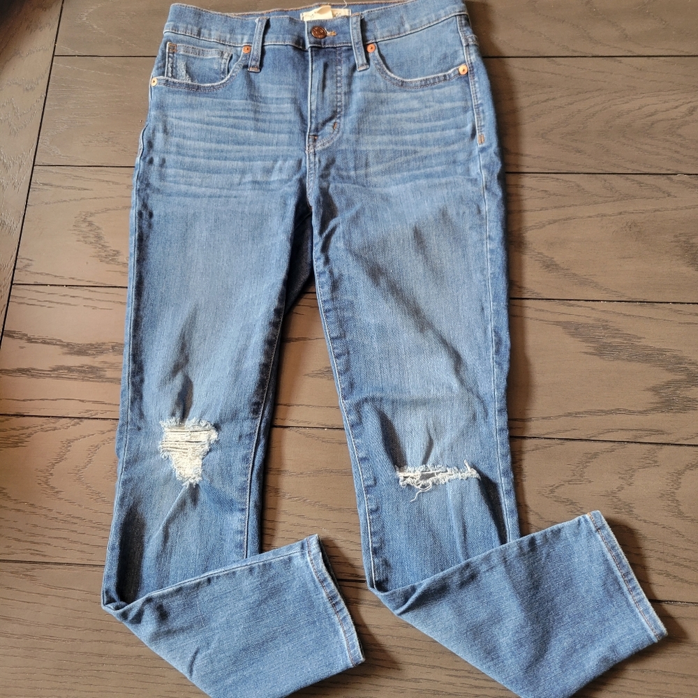 Madewell jeans denim distressed size 26
